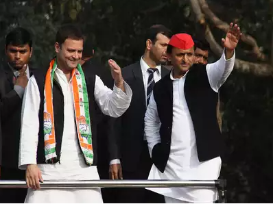 india alliance | congress | smajwadi party | rahul gandhi | akhilesh yadav | shreshth uttar pradesh |