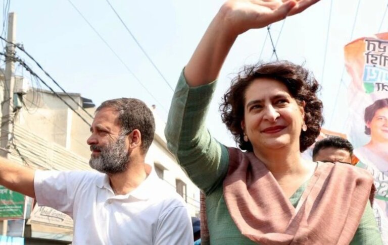 Rahul Gandhi and Priyanka Gandhi Uttar Pradesh