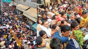 Baanke Bihari Mandir | crowd | shreshth uttar pradesh |