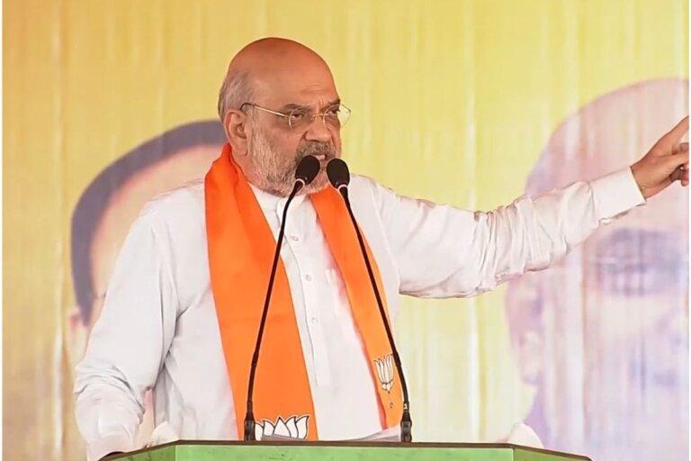 Union Home Minister Amit Shah addressed public meeting in Rae Bareli