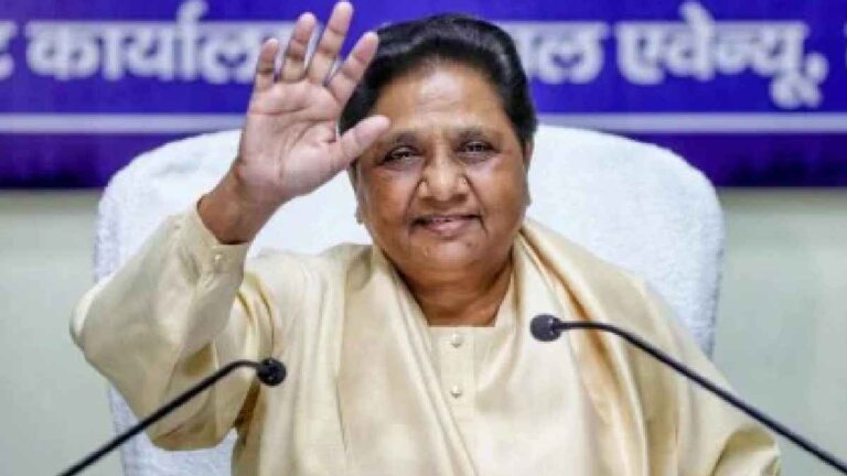 Mayawati casts vote in Lucknow lok sabha election 2024