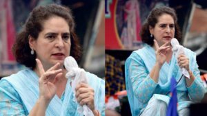 Priyanka Gandhi road show in Rae Bareli lok sabha election