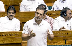 Lok Sabha, Rahul Gandhi speaks inside the House