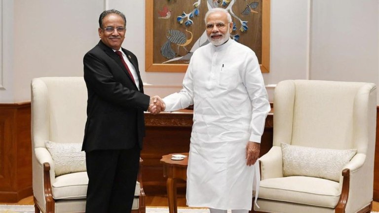 Nepal PM Pushpa Kamal Dahal attend Narendra Modi oath ceremony