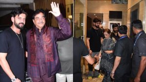 Shatrughan sinha | sonakshi sinha, sonakshi-zaheer wedding | sonakshi sinha wedding | sonakshi sinha wedding updates | sonakshi sinha and zaheer iqbal | shatrughan sinha hugs zaheer iqbal | Entertainment