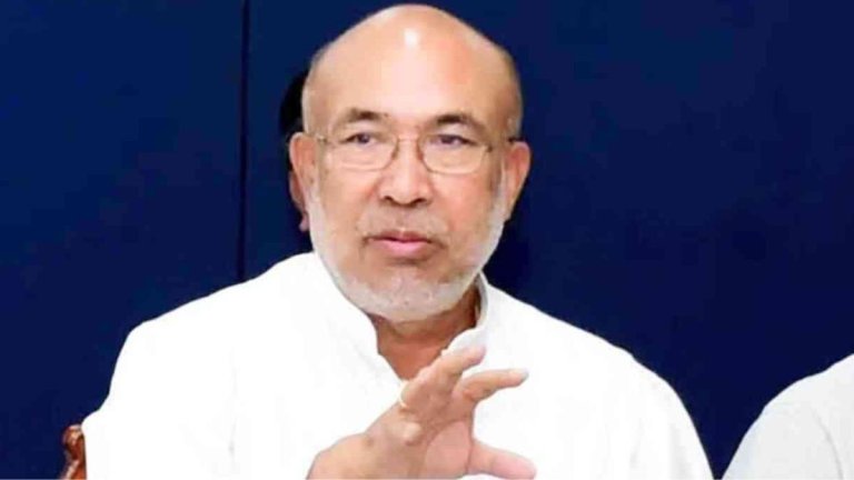 manipur-cm-n-biren-singh-convoy-attacked-two-in-critical-condition