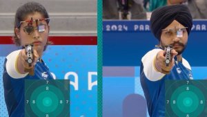 Manu Bhaker Sarabjot Singh | Paris Olympics 2024 | Shresth uttar Pradesh |