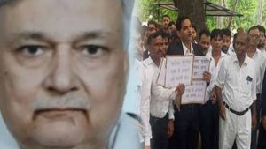 Protest Against Murder Of Senior Advocate | Senior Advocate Murder In Hardoi | Shresth uttar Pradesh |