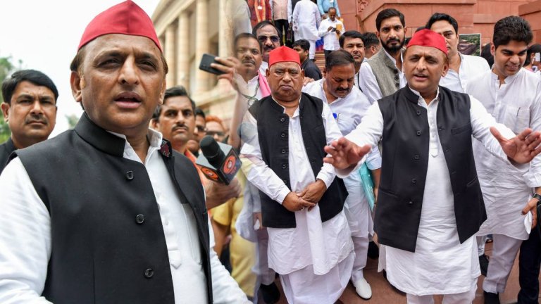 Union Budget 2024 | Samajwadi Party | Akhilesh Yadav | INDIA bloc | BJP | Shresth uttar Pradesh |